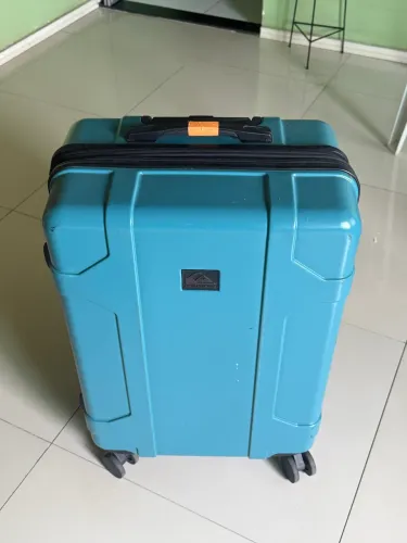 Mala de Viagem Rígida Quiksilver Azul - Original Rodinhas 360°