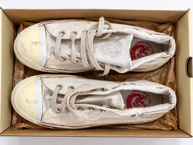 TÊNIS DIESEL EXPOSURE LOW - BRIGHT WHITE 