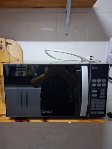 Micro-ondas Consul Grafite Espelhado 20L - Conservado