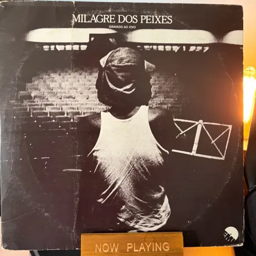 Duplo Milton Nascimento Milagre do Peixes disco de vinil lp