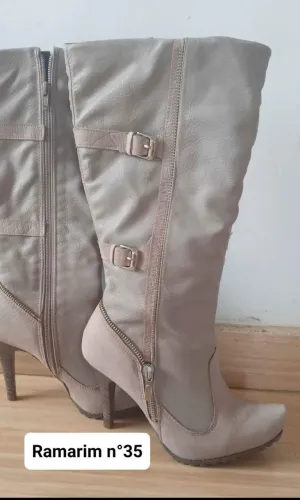 Bota Ramarim, cano longo, n°35,  linda e confortável 