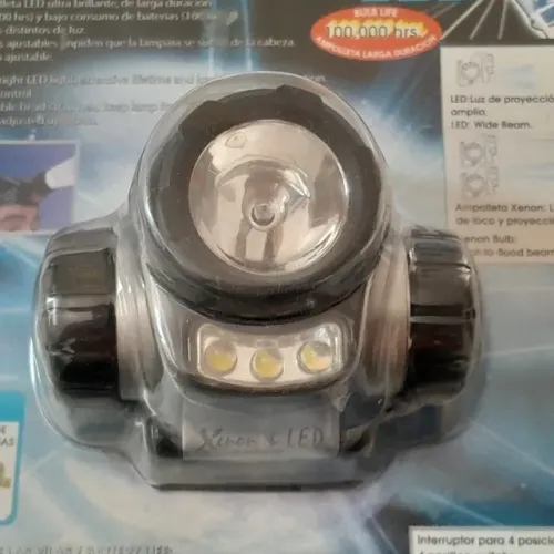 Lanterna Cabeça - Doite 3 Leds + 1 Xenon