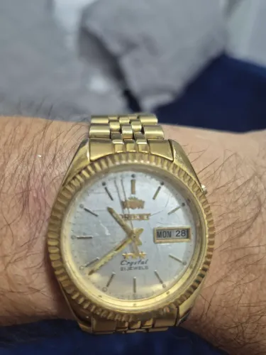 Relógio ORIENT RIVIERA DOURADO AUTOMÁTICO - REVISADO