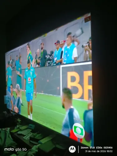 TV TCL 65 polegadas modelo 65P7 aceitar troca em outra tv com volta em dinheiro p mimdo ok