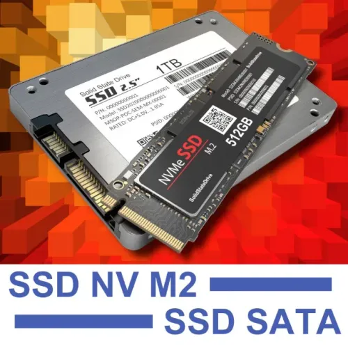 SSD p/ PC e Notebook de 256GB a 1TB, SATA e PCie NV M2 Interno, Novos/Novíss, Garantia 