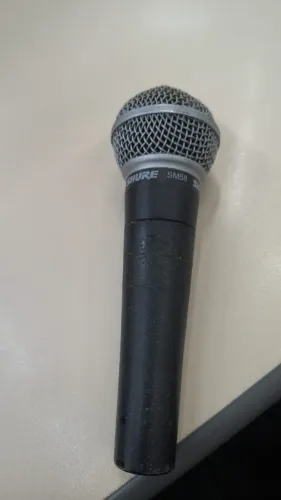 Microfone Shure SM58 usado ? fotos reais do produto