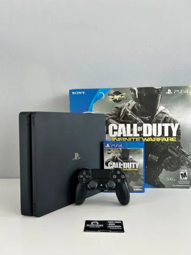 Playstation 4 Slim Completo!! (Aceito Cartão)