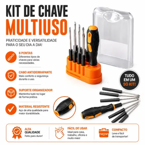 KIT DE CHAVE MULTIUSO