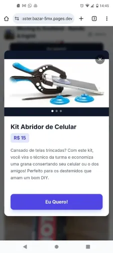 Kit abridor de celular!