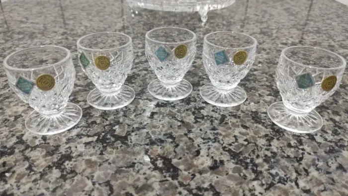 Conjunto. Cristal da Boêmia. Estilo retrô