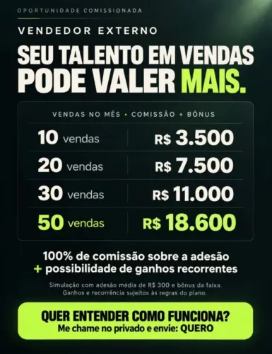 Preciso de você,não só currículo 
