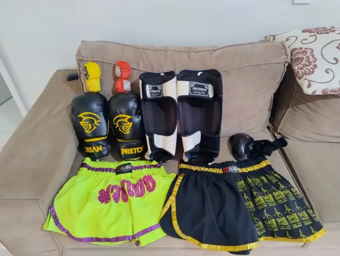 Kit proteção muay Thai completo