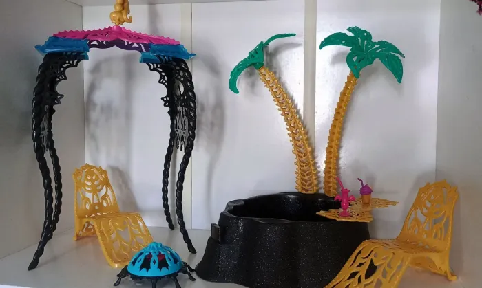 MONSTER HIGH (PlaySet) - 13 Wishes: Oasis da Cleo 