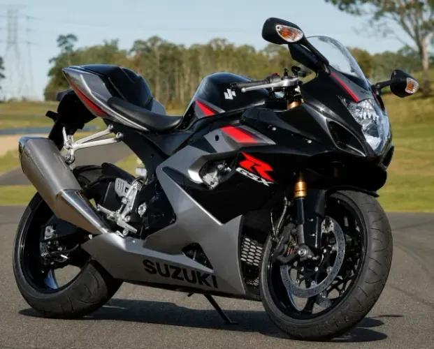 Escapamento GENUÍNO em titânio para SUZUKI GSX-R Srad 1000, lado direito