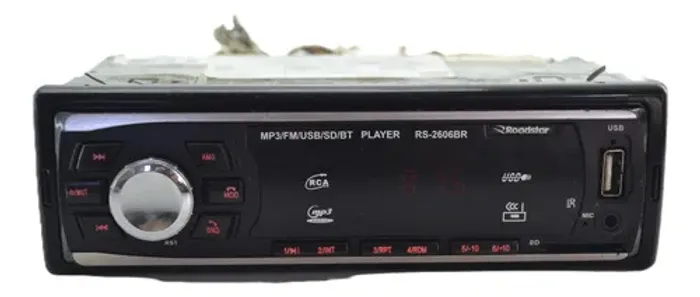 Radio Aparelho Som Roadstar Rs2606br Mp3 Usb Aux Bt