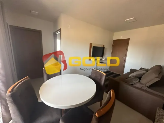 Apartamento Mobiliado para Locação em Uberlândia, Morumbi, 2 dormitórios, 1 suíte, 2 banhe
