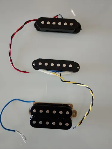 Jogo de captadores Tagima cerâmicos 2 singles e 1 humbucker
