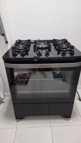 Fogão Electrolux 5 bocas - mesa de vidro - 6 meses de uso. Novo!!