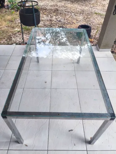 Mesa de janta vidro 8 lugares