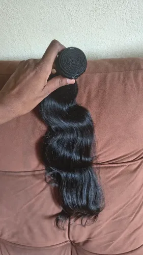 Cabelo humano na tela 50cm 100grs 