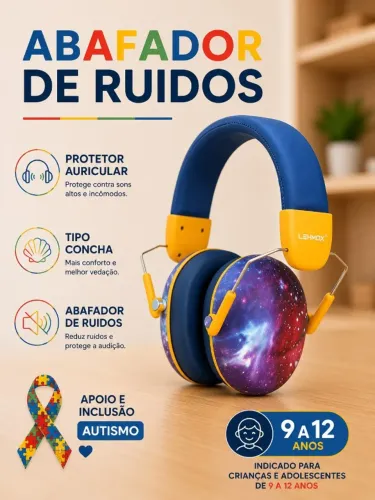 abafador de Ruídos para crianças e adultos