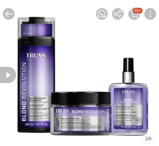 Kit da Truss profissional para loiras