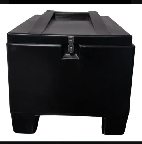 Baú de moto preto (140 litros) para motoboy
