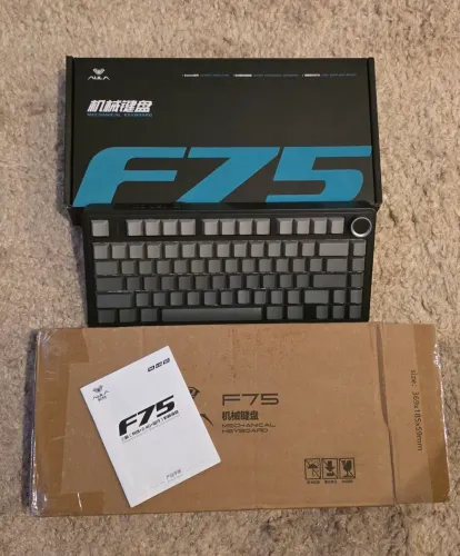 Teclado AULA F75 pouco usado SEM FIO