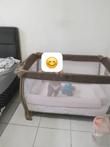 BERÇO PORTATIL COM COLCHÃO 300 REAIS