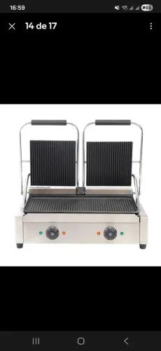 Prensa grill dupla 220v profissional 