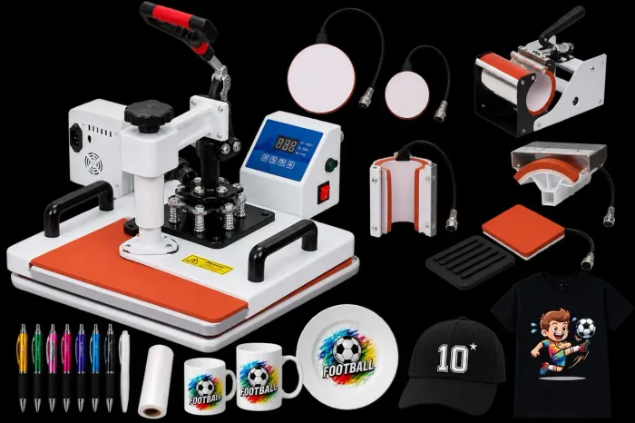 Prensa térmica 8 em 1 Tander