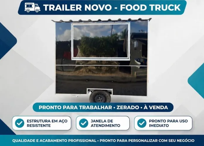 Trailer novo food truck