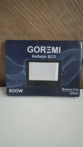 Refletor LED GOREMI ECO 800W Branco Frio 6500K - Potência Máxima para Grandes Áreas novo 