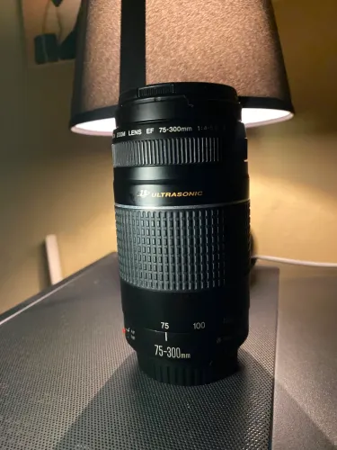 Lente Canon 75-300mm Ultrasonic