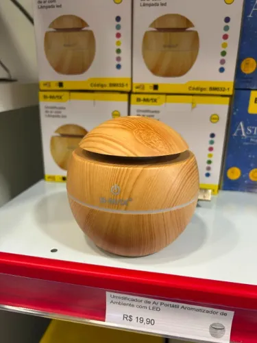 Umidificador de Ar Recarregável pode colocar aromas