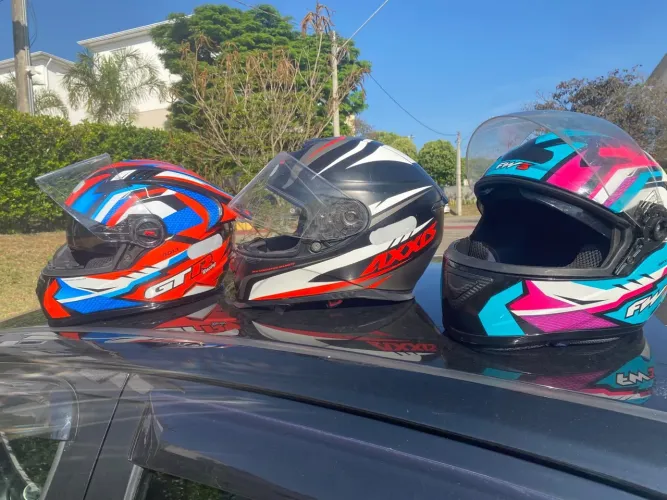 ? Capacete a venda ou trocas