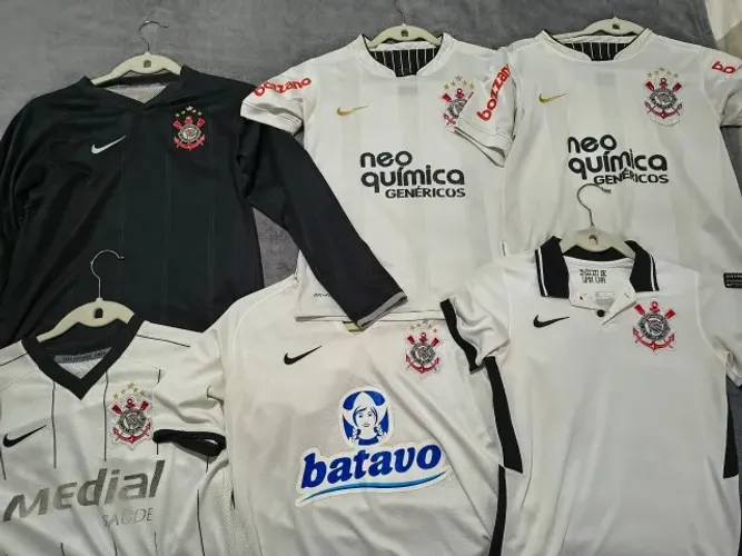 Camisas Oficiais Originais Corínthians Infantis. Excelente estado! Ler anúncio.