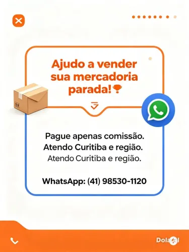Ajudo a vender mercadoria parada no estoque - Sem custo inicial! ?