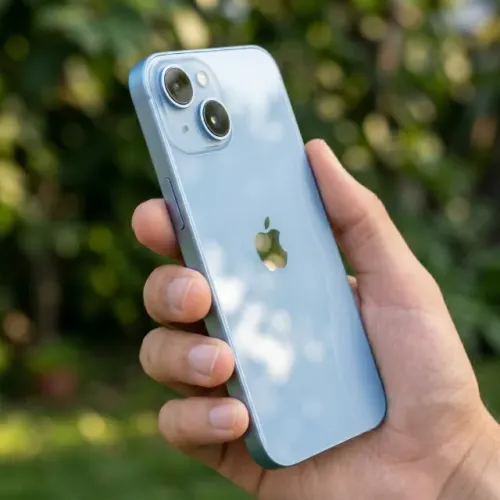 iPhone 14 128GB Azul - iCloud livre - Excelente estado