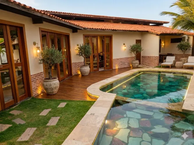 VERAS ALUGA CASA POR TEMPORADA COM 10 SUÍTES NO BEACH PARK