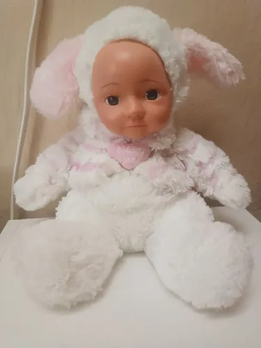 Anne Geddes Baby Bunny Plush Doll, modelo dos anos 1990.