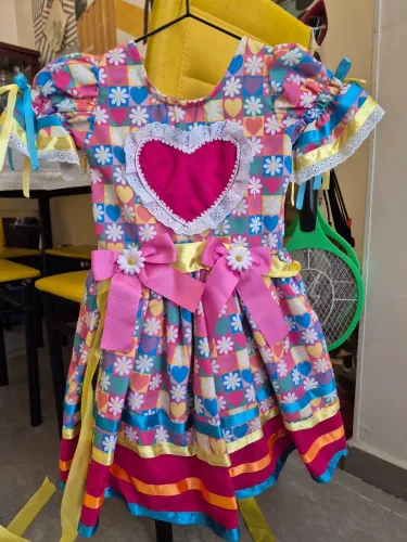 Vestido Caipira para Festa Junina