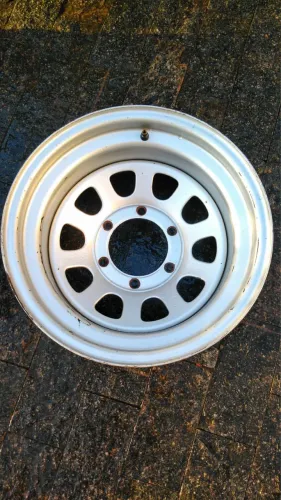 Roda de aço clássica Mangels aro 15 com tala 8.