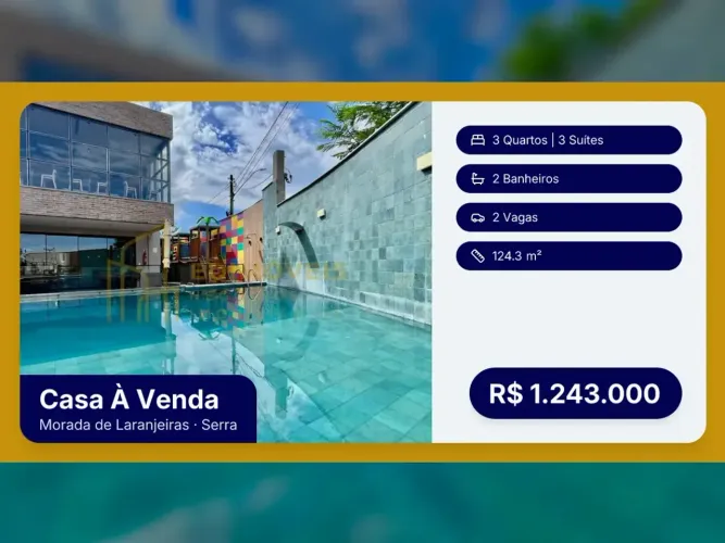 Casa moderna em Morada de Laranjeiras - Oportunidade única no Vila Alto Douro!