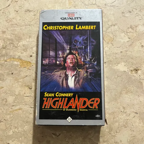 VHS Highlander O Guerreiro Imortal Videoteca Caras Quality