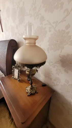 Lindo Par de Abajures Clássicos Estilo Lampião Vintage / Retrô