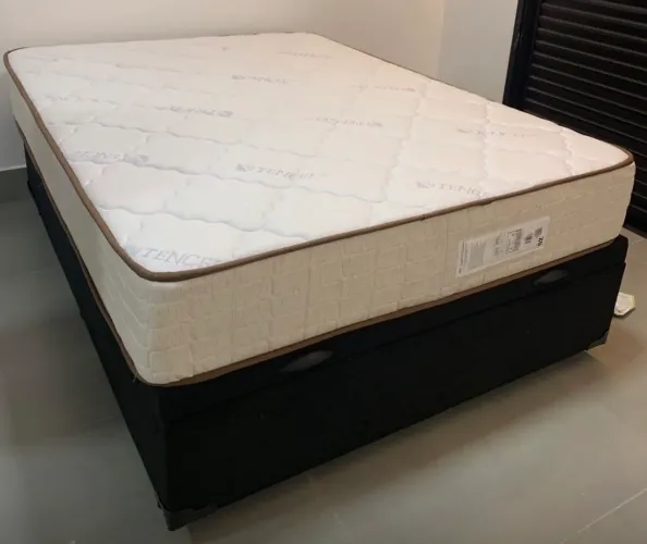 Colchão Prime 24cm Molas Ensacadas + Baú NOVO