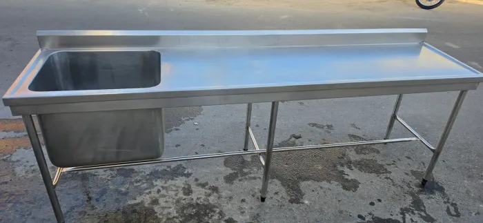 Bancadas inox com pia