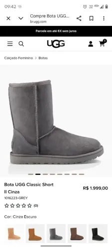 Bota UGG original NOVA