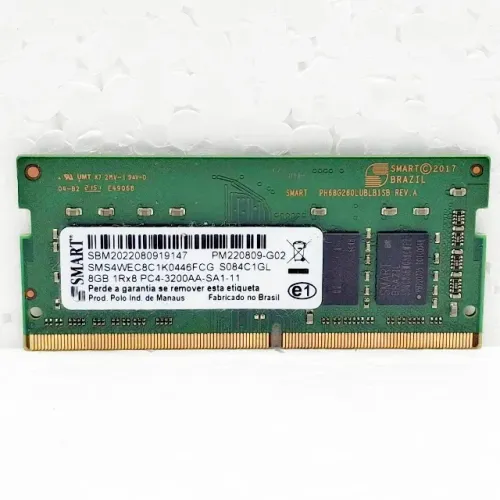 Memória RAM Notebook 8GB DDR4 3200 SMART